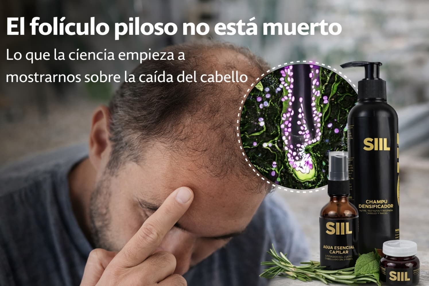 El folículo piloso no está muerto: lo que la ciencia empieza a mostrarnos sobre la caída del cabello