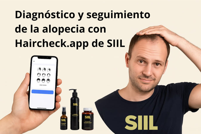 Cómo frenar la alopecia de forma natural con ayuda de la app HairCheck de SIIL