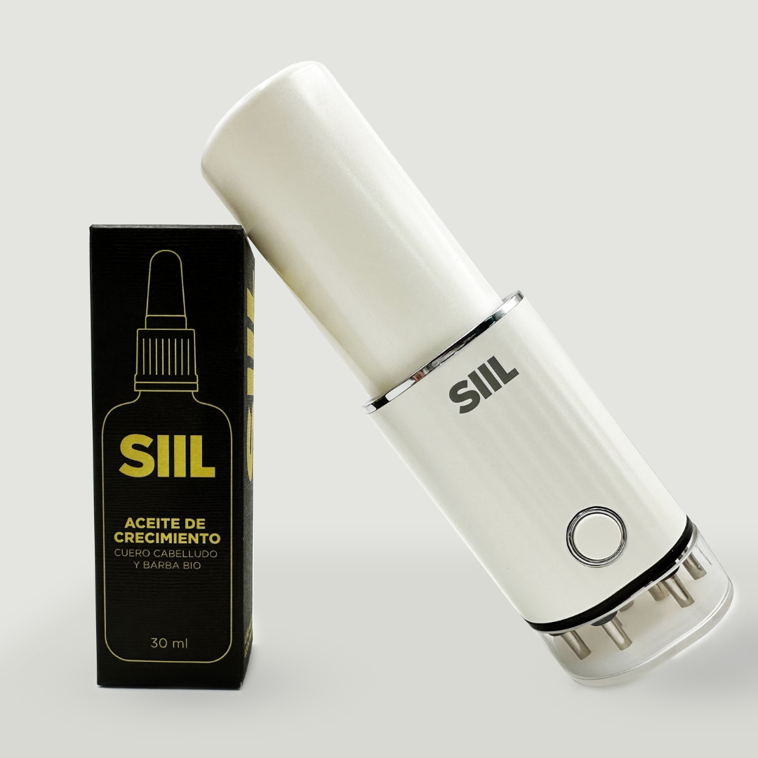 Tratamiento Cepillo Masajeador LED + 2 Aceites de Crecimiento SIIL