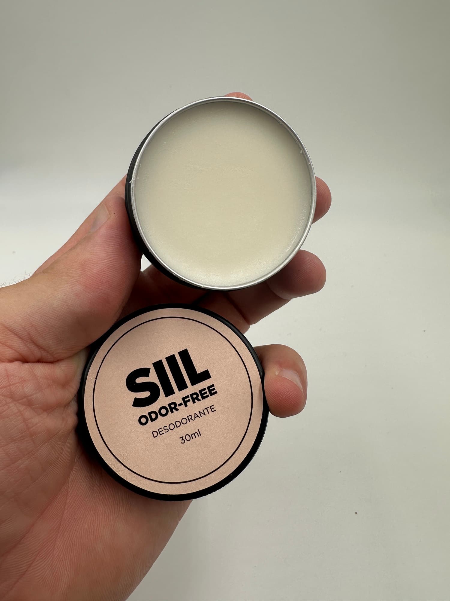Desodorante Larga Duración en CREMA 100% Natural con microplata - 30ml