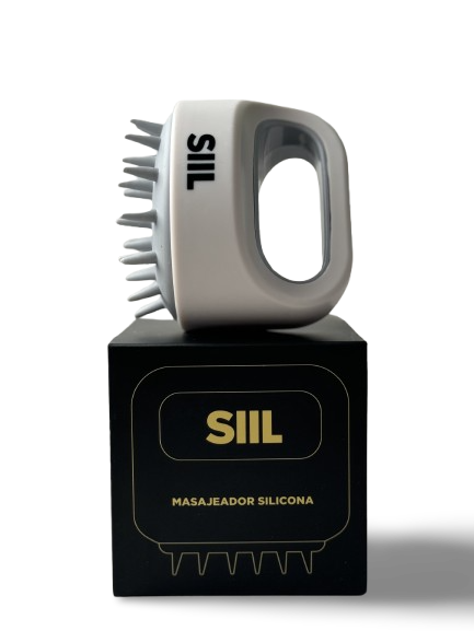 Masajeador de Silicona para Cuero Cabelludo y Piel