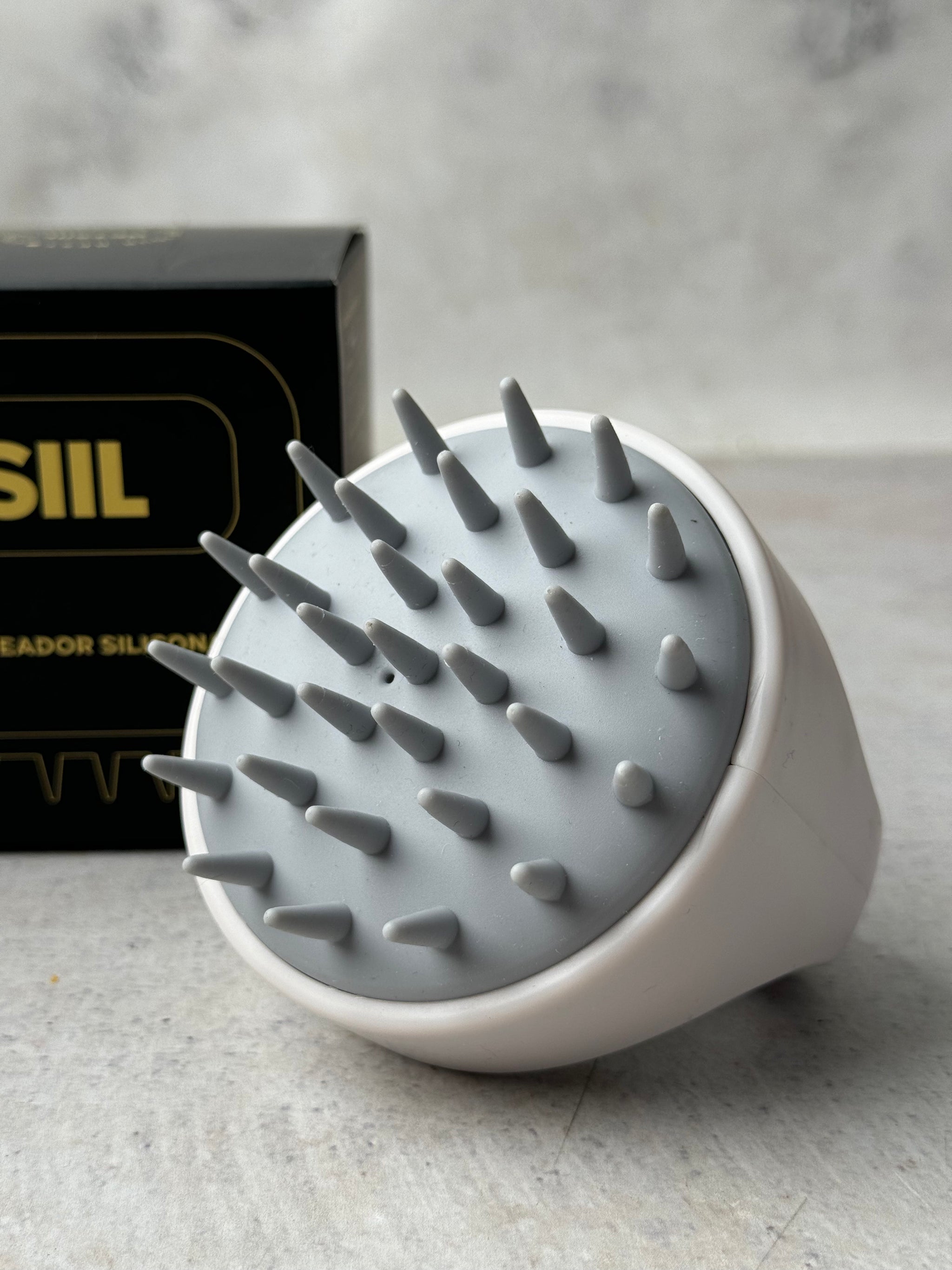 Masajeador de Silicona para Cuero Cabelludo y Piel
