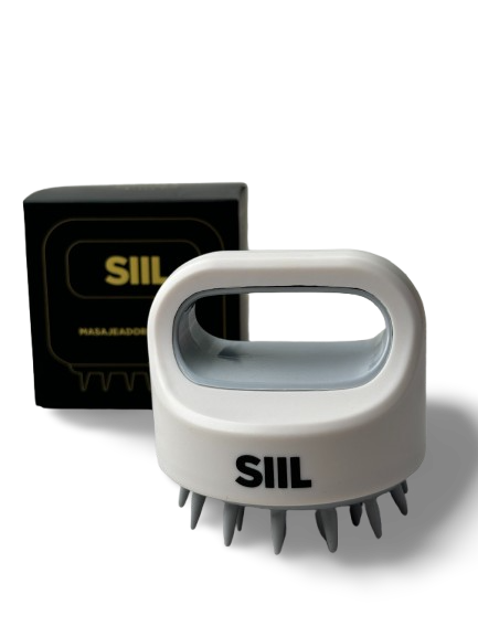 Masajeador de Silicona para Cuero Cabelludo y Piel