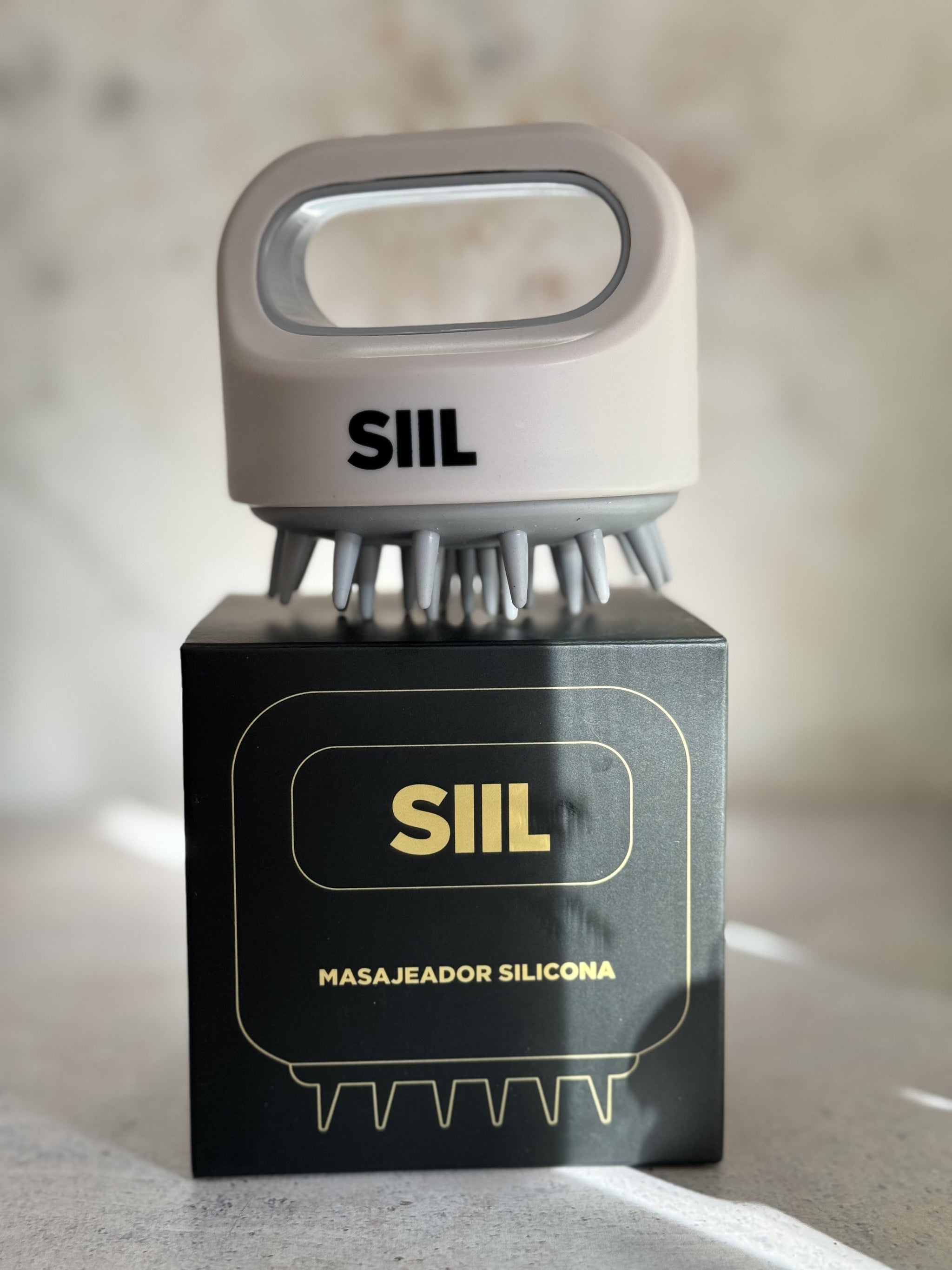 Masajeador de Silicona para Cuero Cabelludo y Piel