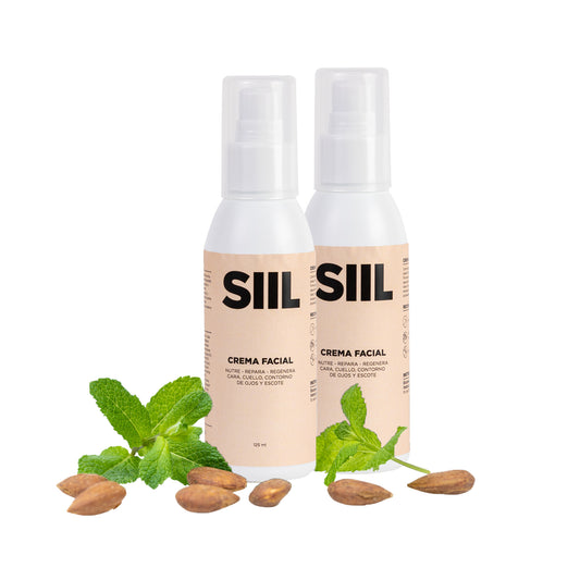 Pack Doble Crema Facial Hidratante Juventud Duradera SIIL - 125ml