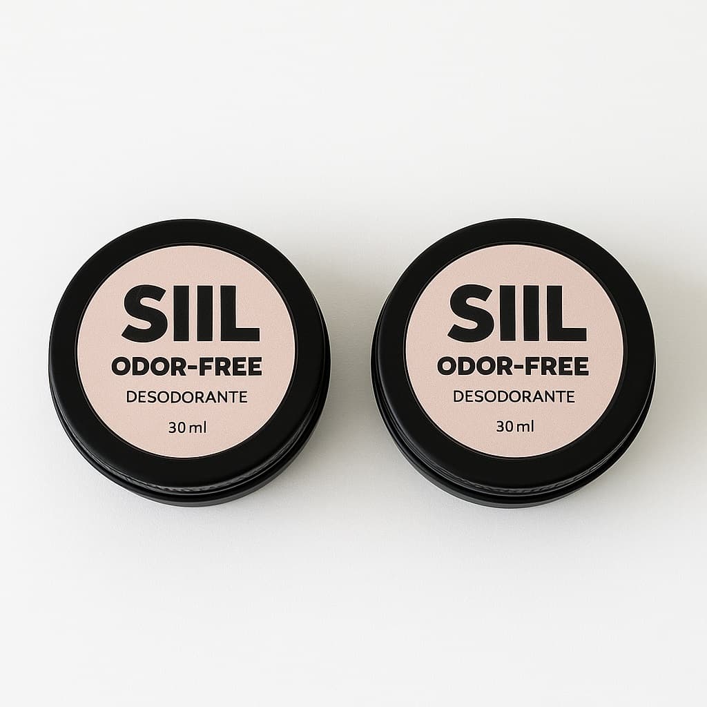Pack Doble - Desodorante Larga Duración 100% Natural con microplata - 30ml