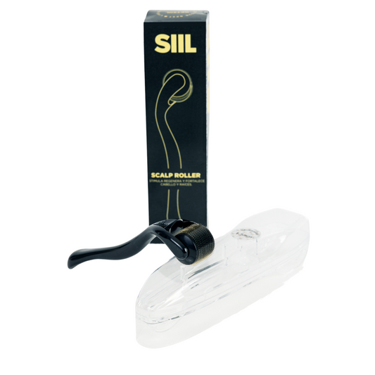 Scalp Roller SIIL de 1,5 mm, 540 agujas acero quirúrgico | Estimula el Crecimiento del Cabello